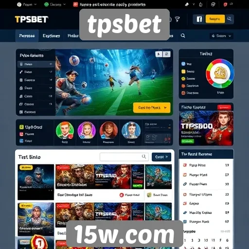 Análise da interface do usuário no site TPSBet